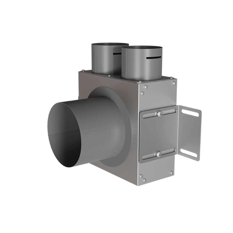 Provent VPS 125/75×2 пленум потолочный круглый на 2 выхода