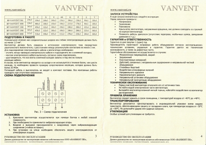 Вентилятор радиальный ВанВент BP-1500 К
