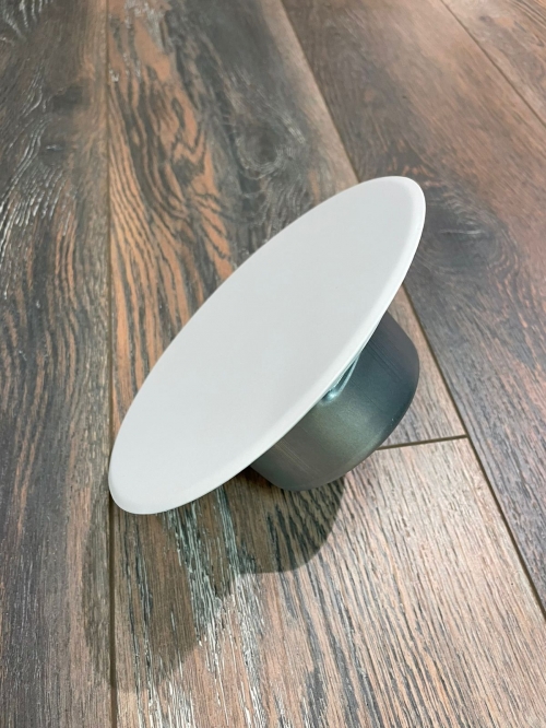 Диффузор стальной приточно-вытяжной FoZa PV-125 Белый матовый