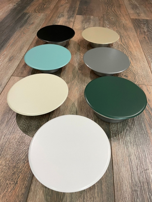 Диффузор стальной приточно-вытяжной FoZa PV-125 Белый матовый